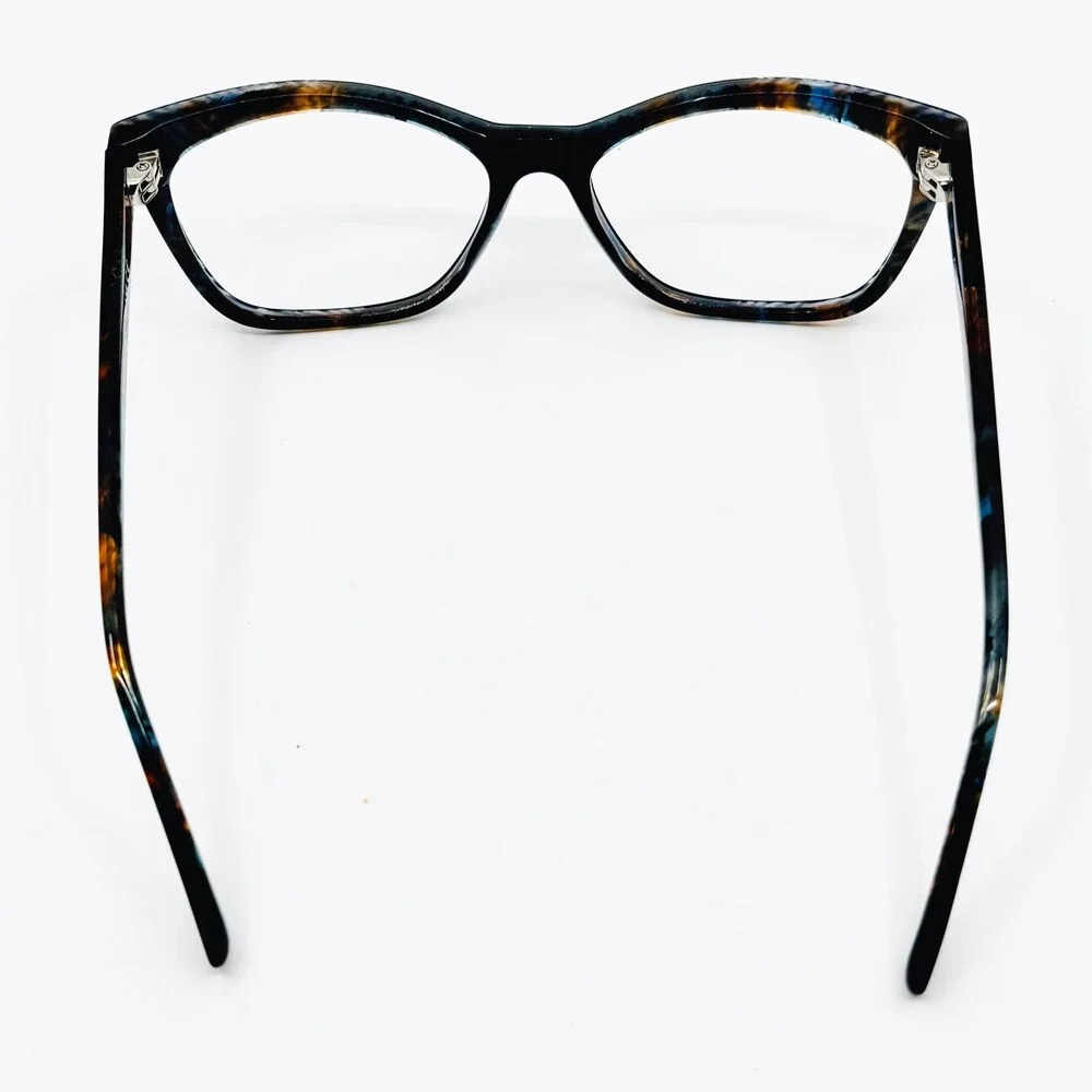 Peepers Eyewear Frames Womens Blue Tiger Tortoise Cat Eye 56-16-135